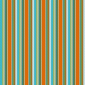 Orange and Teal Stripes_Texture