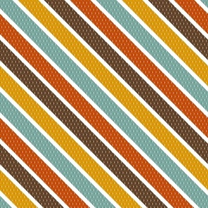 Seventies vintage textured stripe