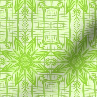 Rustic Star Walls of  Zingy Lime - Medium Scale