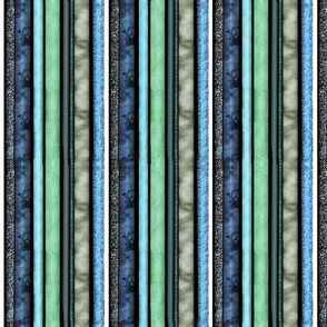 Blue Serpentine Stripe