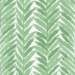 Regatta Herringbone Spring Green