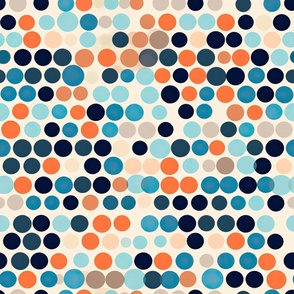 Multi Colored Playful Polka Dots ATL_1084