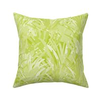 393 - Large scale abstract monochrome zesty lime green watercolour reeds, for curtains, duvet covers, table cloths and apparel.