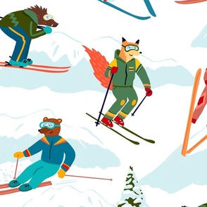Forest Animal Ski LARGE