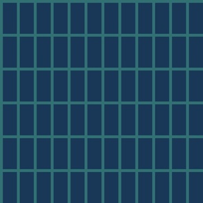 Navy and Teal Rectangles Grid 