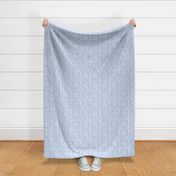 397 $ - Small scale lakeside life watercolour vertical waves in mid blue tones of cobalt, royal, azure,  sky blue and cool white for duvet covers, sheets sets, wallpaper, table cloths, table runners, pillows, throws and kids apparel 