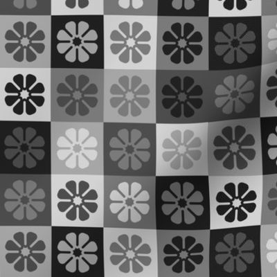 Geometric Pattern: Amapola: Charcoal