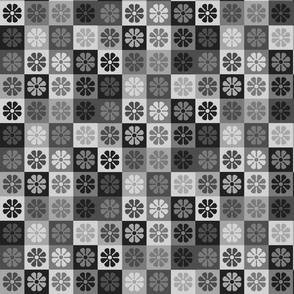 Geometric Pattern: Amapola: Charcoal