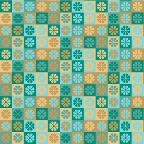 Geometric Pattern: Amapola: Turquoise