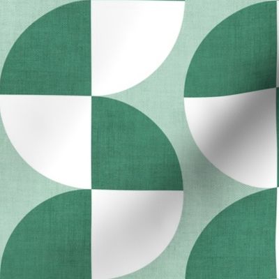 Geometric Abstract - green 