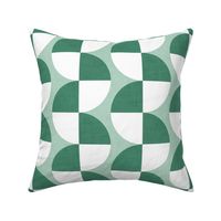 Geometric Abstract - green 