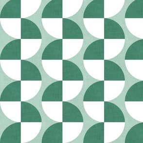 Geometric Abstract - green 