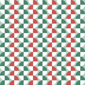 Geometric Abstract - candy cane - small 