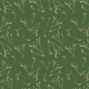 Elegant twigs green- 4x4 in