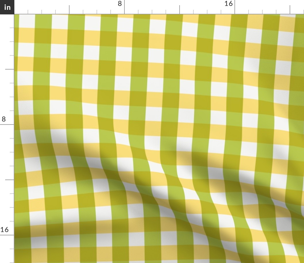 Green and Yellow Checkered Delight