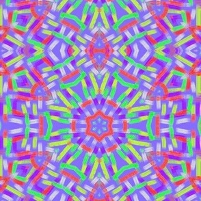 Colorful Mandala Art Design fabric pattern
