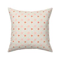 Polka dots pink 2x2in
