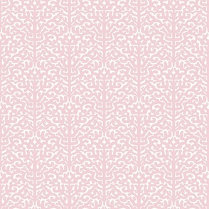 abstract coral / light pink / small