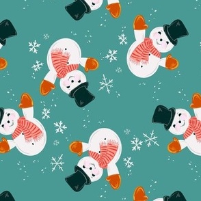 snowman in wintergreen