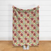 Whimsy Trailing Floral Daisy Flowers Large