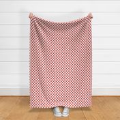 Geometric Abstract - crimson red and pink - small 