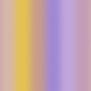 Lavender Ochre Ombré Stripes - Medium Scale - Vertical Ombre Lilac Ginger Gradient