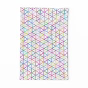 Rainbow, Colorful, Triangles, Geometric, #Barbiecore, Children, Kids, Girl, Boy, Fun, Bright, Summer, Girls, Girl, Bold, Spring, JG Anchor Designs