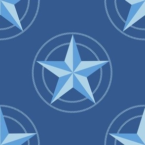 Texas Star Blue Medium 8"