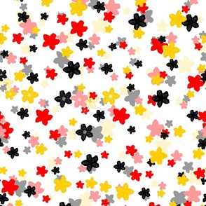 PNG themed flower dots