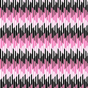 Pink, Gray and black geometric