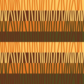 Broken Line Mod Stripes-Woodlands Palette