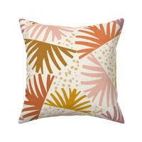 Fanfare Boho Sunburst Geometric Ivory Earthtone Multi Large