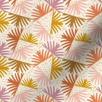 Fanfare Boho Sunburst Geometric Ivory Earthtone Multi Small