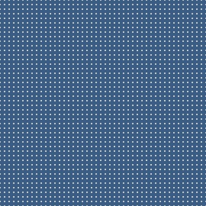 polka dots on a blue background, small    