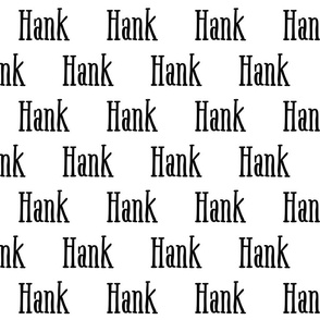 Hank: Boho Serif Font on White