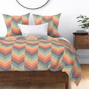 Sporty Vintage Chevron - Large