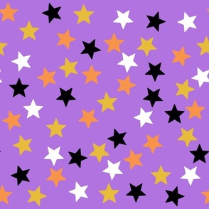 Bold Stars on Purple