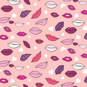 Oh So Many Lips in Pink