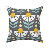 Geometric Coneflower Grey Large