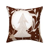 North Woods Woodland Deer|cinnamon brown|Large