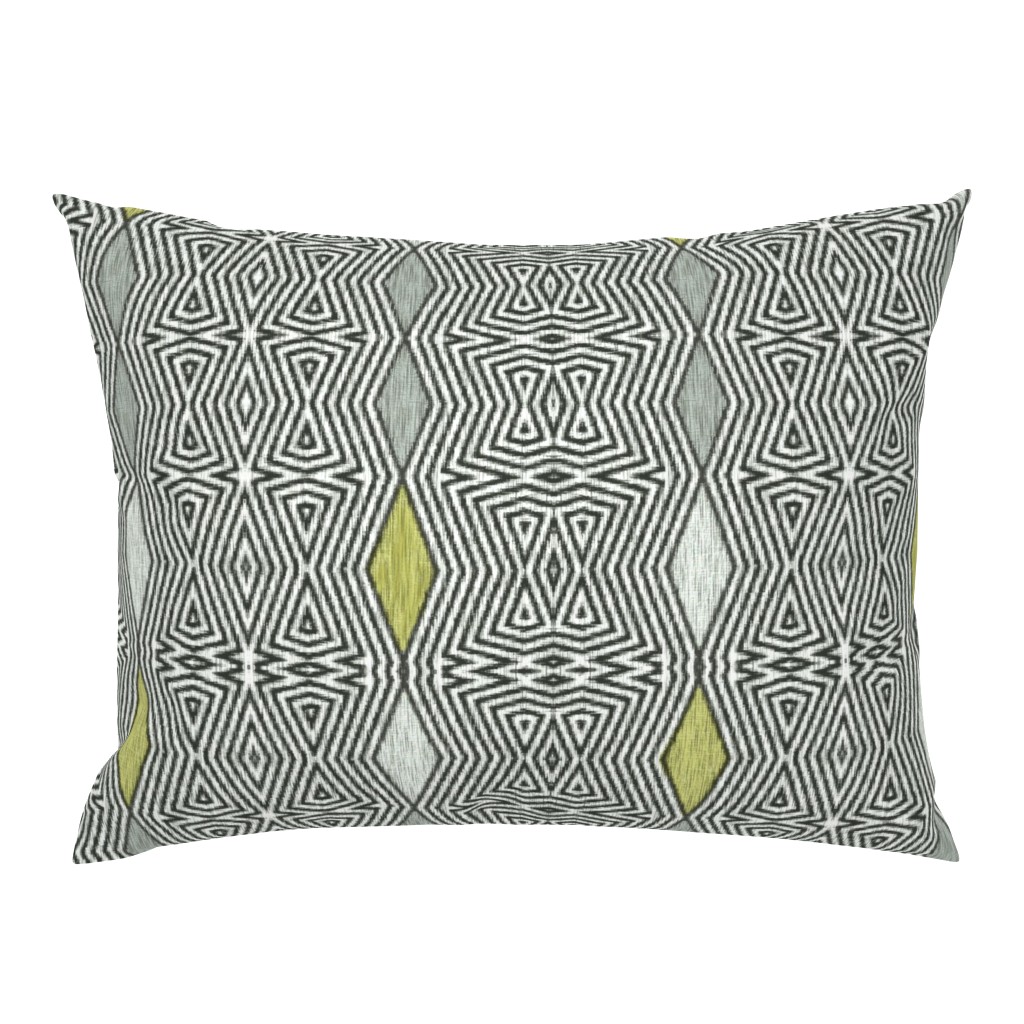 Op Art Ikat - Avocado