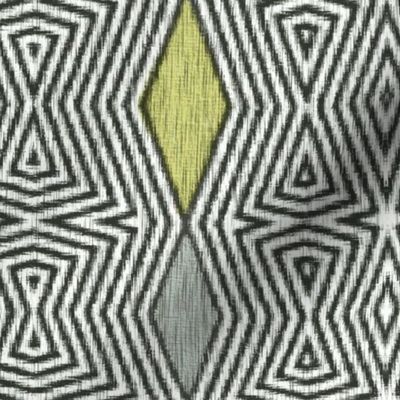 Op Art Ikat - Avocado