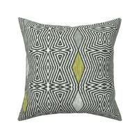 Op Art Ikat - Avocado