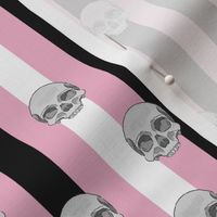 Skull Stripes Pink