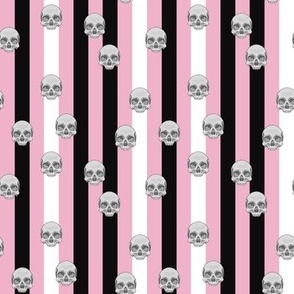Skull Stripes Pink small scale