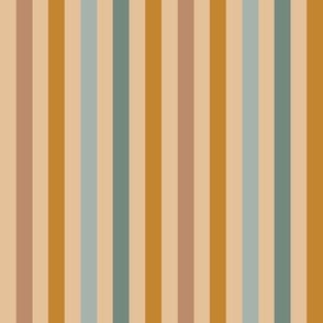 Sage and Copper Stripes small scale