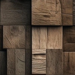 Fragmented Wooden Bricks