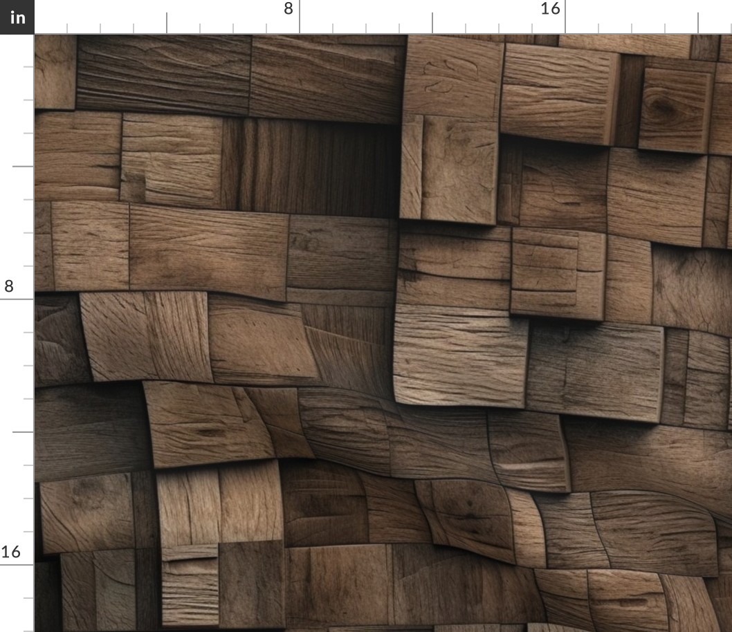 Fragmented Wooden Bricks