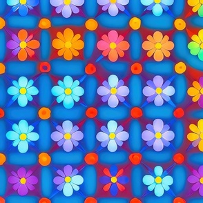 Little flowers tiles