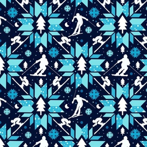 Snowflake ski